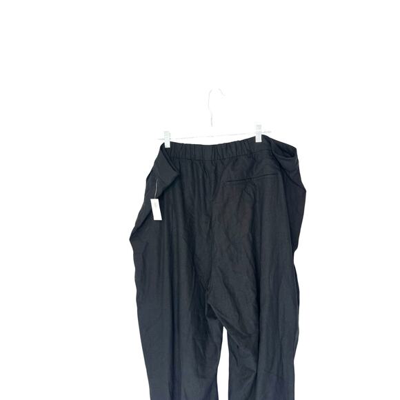 Old Navy Pants Plus Black Basic Stretch Lagenlook Relaxed Wide Leg Size 3X - Picture 8 of 13